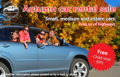 Pocket Rent-a-Car autumn sale (2015)