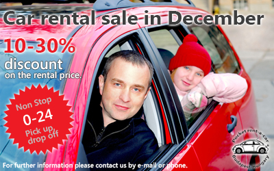 Car rental sale in December (2015)