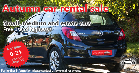 Autumn car rental sale (2016)
